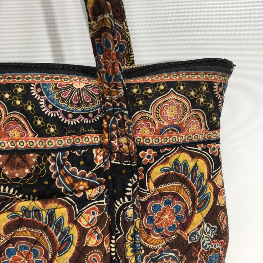Vera Bradley Tote Maddie Kensington Brown - Picture 4 of 16